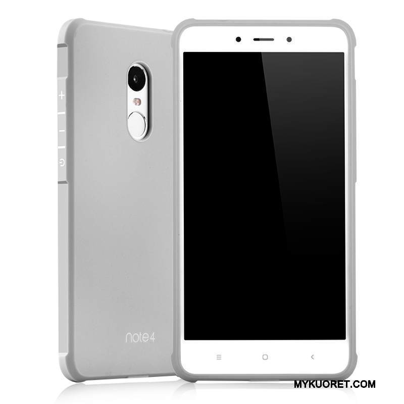 Kuori Redmi Note 4x Kohokuviointi Korkea Punainen, Kotelo Redmi Note 4x Maalaus Harmaa Trendi