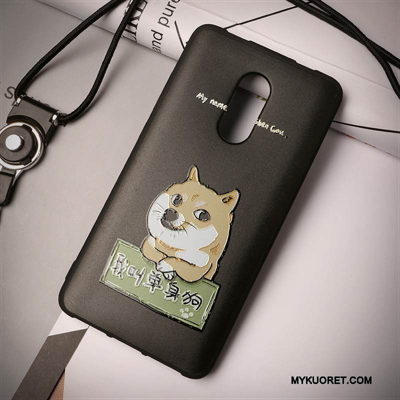 Kuori Redmi Note 4x Kohokuviointi Murtumaton Pieni, Kotelo Redmi Note 4x Sarjakuva Rengas Ripustettavat Koristeet