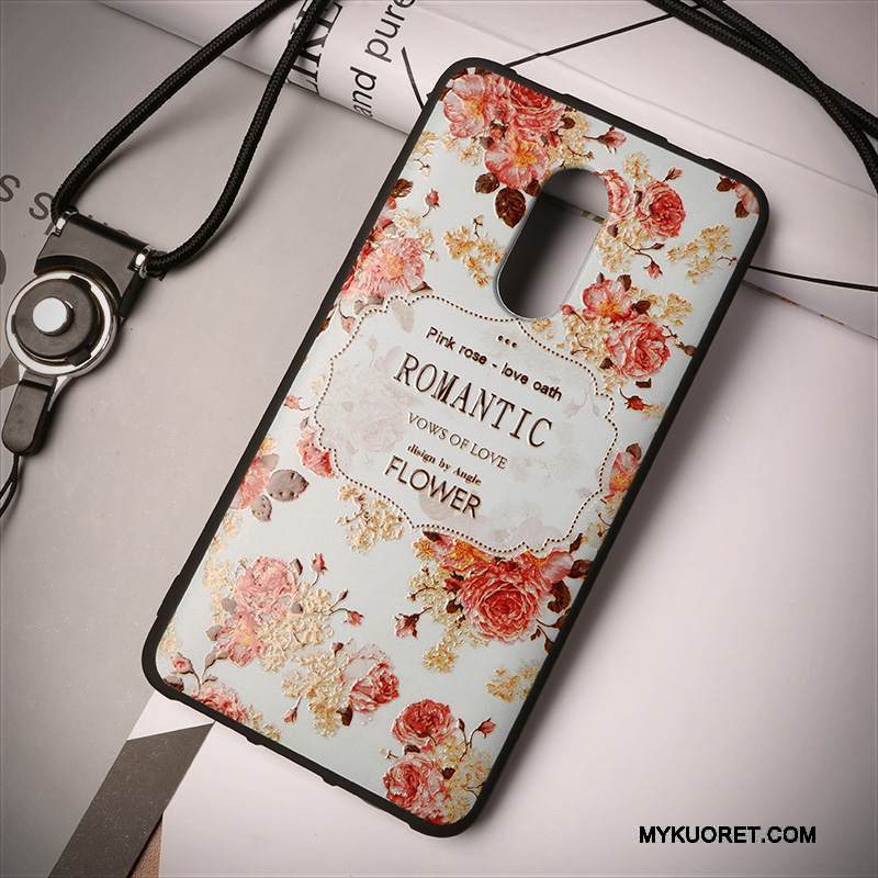 Kuori Redmi Note 4x Kohokuviointi Murtumaton Pieni, Kotelo Redmi Note 4x Sarjakuva Rengas Ripustettavat Koristeet