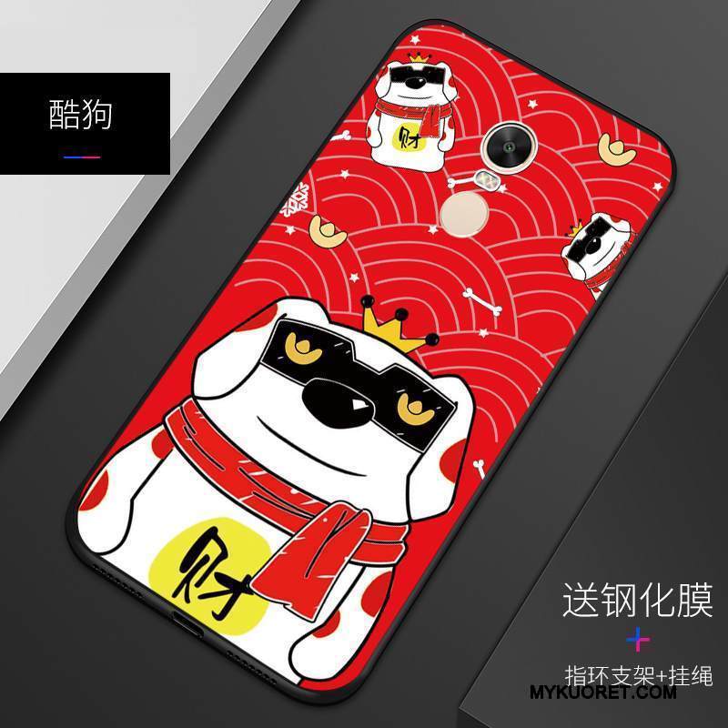 Kuori Redmi Note 4x Kohokuviointi Persoonallisuus Malli, Kotelo Redmi Note 4x Suojaus Pesty Suede Puhelimen Kuoret