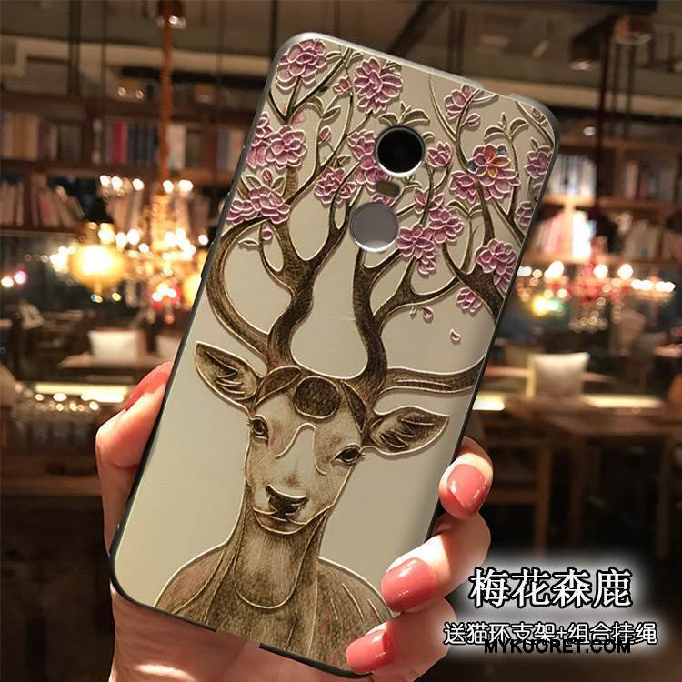 Kuori Redmi Note 4x Kohokuviointi Puhelimen Kuoret Punainen, Kotelo Redmi Note 4x Pehmeä Neste Pesty Suede Korkea