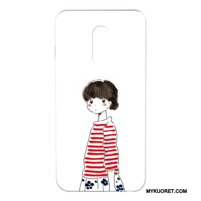 Kuori Redmi Note 4x Kohokuviointi Valkoinen Uusi, Kotelo Redmi Note 4x Suojaus Punainen Puhelimen Kuoret