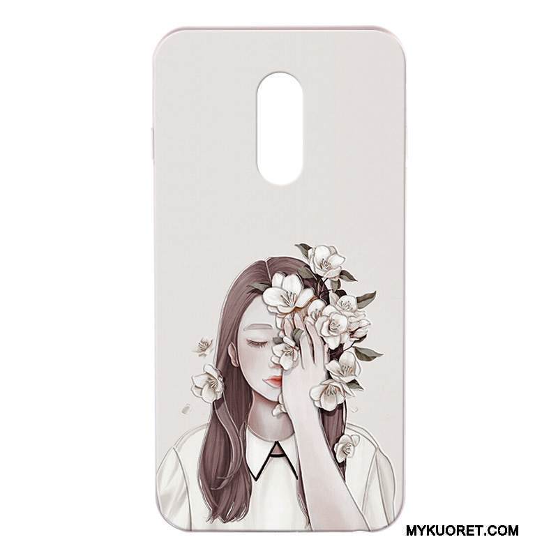 Kuori Redmi Note 4x Kohokuviointi Valkoinen Uusi, Kotelo Redmi Note 4x Suojaus Punainen Puhelimen Kuoret