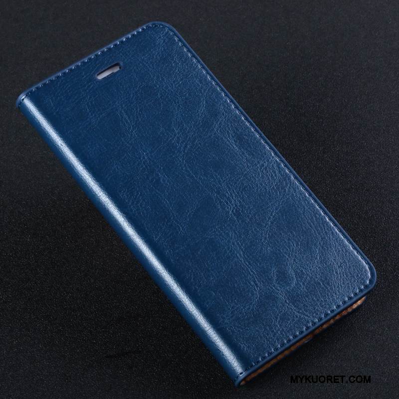 Kuori Redmi Note 4x Kuoret Pieni Puhelimen Kuoret, Kotelo Redmi Note 4x Nahka Punainen Tummansininen