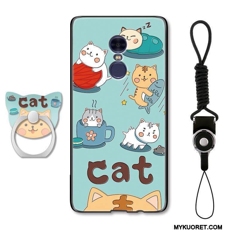 Kuori Redmi Note 4x Laukut Ihana Puhelimen Kuoret, Kotelo Redmi Note 4x Sarjakuva Murtumaton Kissa