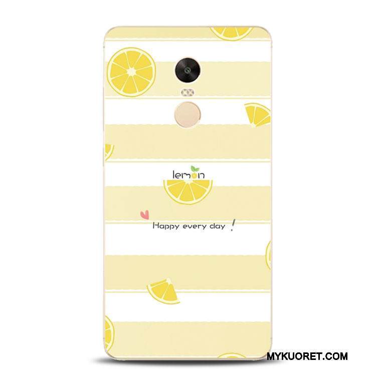 Kuori Redmi Note 4x Laukut Punainen Vesimeloni, Kotelo Redmi Note 4x Kohokuviointi Puhelimen Kuoret Murtumaton