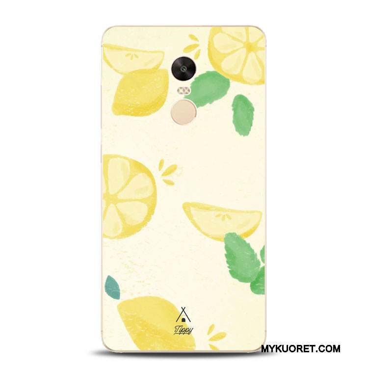 Kuori Redmi Note 4x Laukut Punainen Vesimeloni, Kotelo Redmi Note 4x Kohokuviointi Puhelimen Kuoret Murtumaton