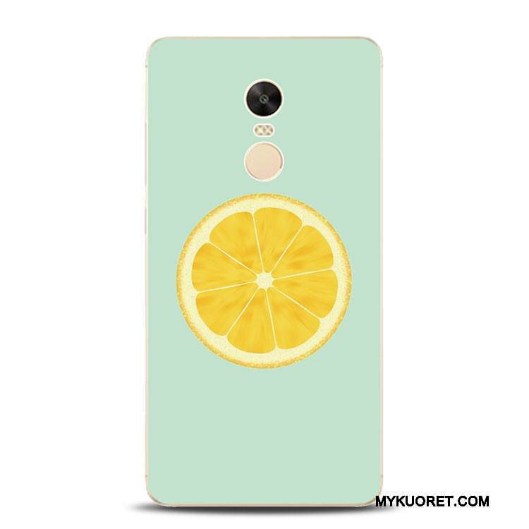 Kuori Redmi Note 4x Laukut Punainen Vesimeloni, Kotelo Redmi Note 4x Kohokuviointi Puhelimen Kuoret Murtumaton