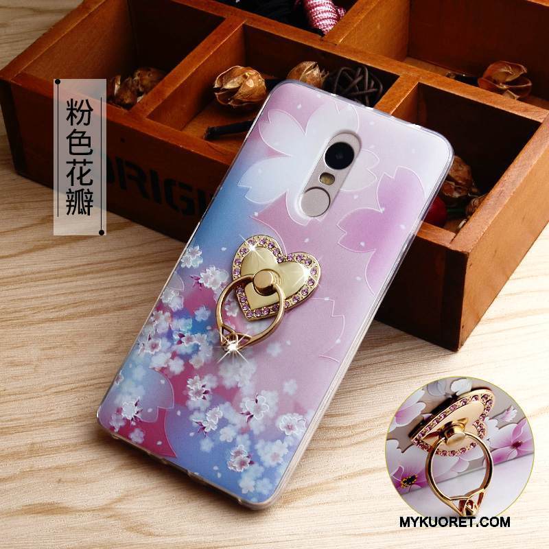 Kuori Redmi Note 4x Monivärinen Rengas Murtumaton, Kotelo Redmi Note 4x Kohokuviointi Puhelimen Kuoret Korkea