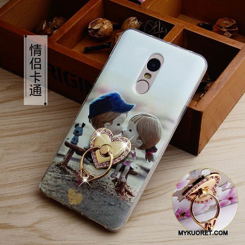 Kuori Redmi Note 4x Monivärinen Rengas Murtumaton, Kotelo Redmi Note 4x Kohokuviointi Puhelimen Kuoret Korkea