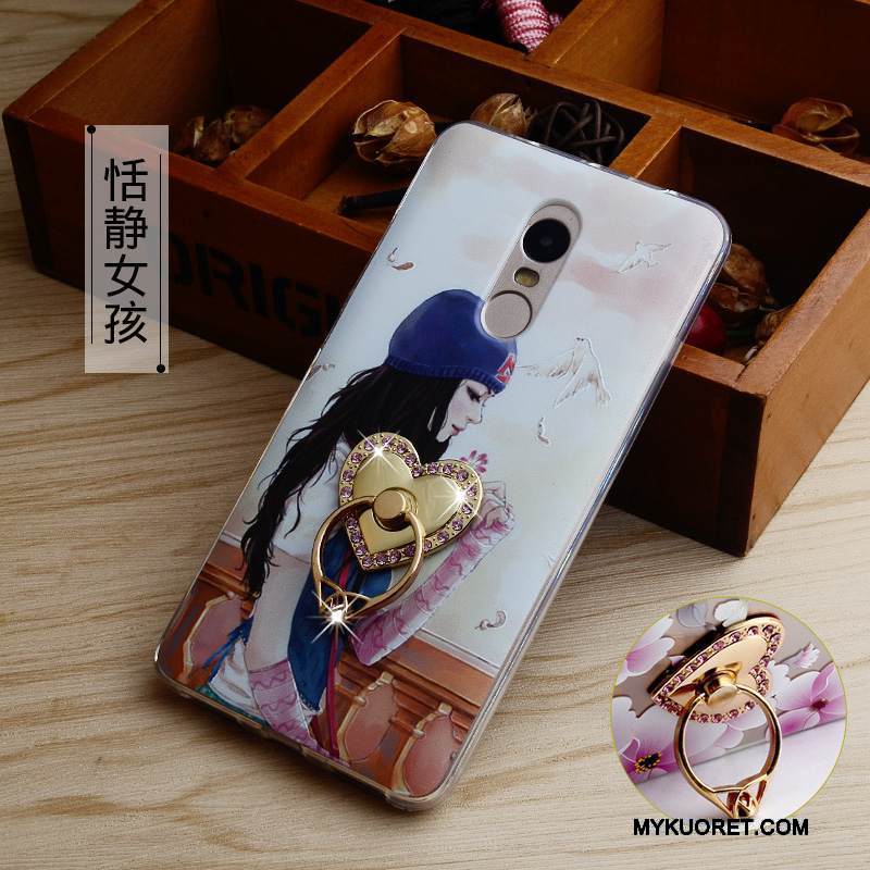 Kuori Redmi Note 4x Monivärinen Rengas Murtumaton, Kotelo Redmi Note 4x Kohokuviointi Puhelimen Kuoret Korkea