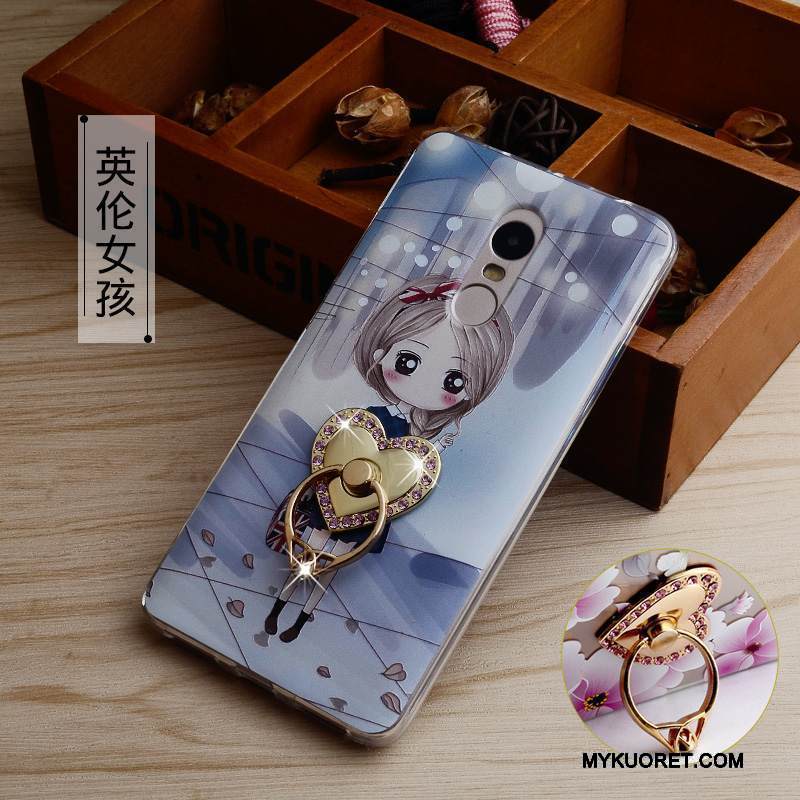 Kuori Redmi Note 4x Monivärinen Rengas Murtumaton, Kotelo Redmi Note 4x Kohokuviointi Puhelimen Kuoret Korkea