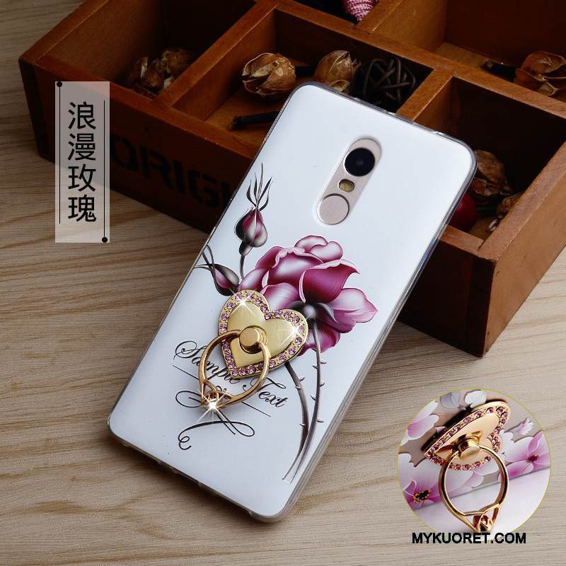 Kuori Redmi Note 4x Monivärinen Rengas Murtumaton, Kotelo Redmi Note 4x Kohokuviointi Puhelimen Kuoret Korkea