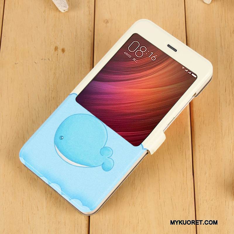 Kuori Redmi Note 4x Nahka Puhelimen Kuoret Punainen, Kotelo Redmi Note 4x Kuoret Murtumaton Violetti