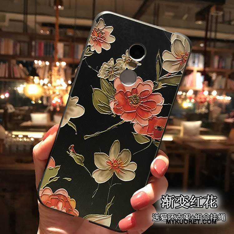 Kuori Redmi Note 4x Pehmeä Neste Korkea Punainen, Kotelo Redmi Note 4x Laukut Musta Puhelimen Kuoret