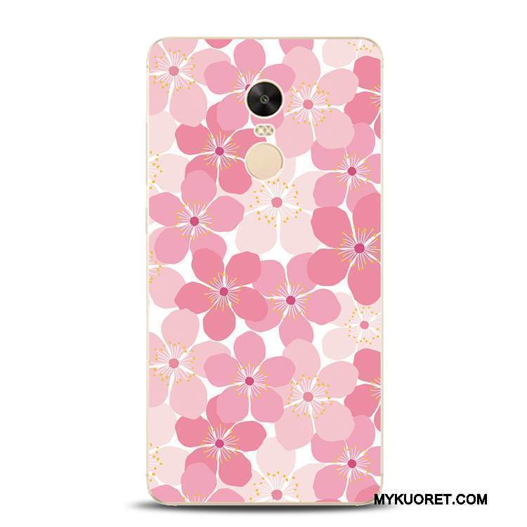 Kuori Redmi Note 4x Pehmeä Neste Pitsi Jauhe, Kotelo Redmi Note 4x Tuki Puhelimen Kuoret Punainen