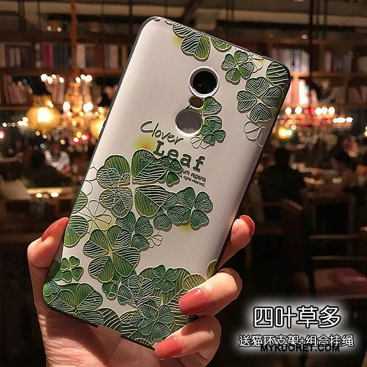 Kuori Redmi Note 4x Pehmeä Neste Punainen Vihreä, Kotelo Redmi Note 4x Kohokuviointi Puhelimen Kuoret Korkea