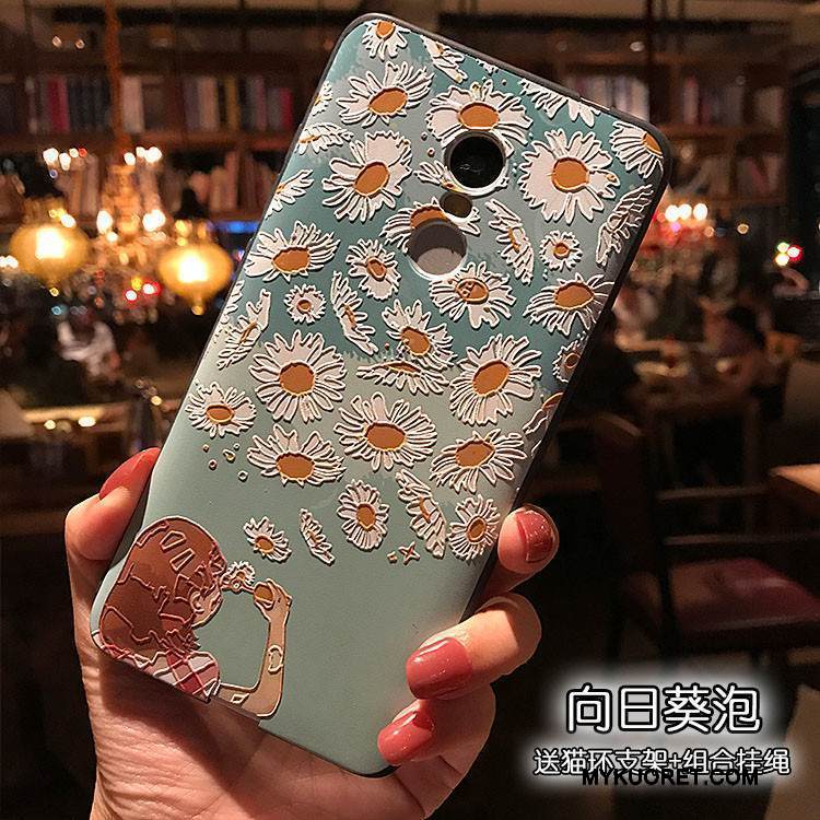 Kuori Redmi Note 4x Pehmeä Neste Punainen Vihreä, Kotelo Redmi Note 4x Kohokuviointi Puhelimen Kuoret Korkea