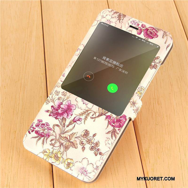 Kuori Redmi Note 4x Sarjakuva Jauhe Persoonallisuus, Kotelo Redmi Note 4x Nahka Puhelimen Kuoret Punainen