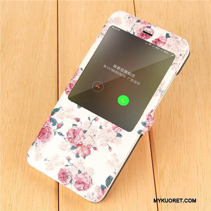 Kuori Redmi Note 4x Sarjakuva Jauhe Persoonallisuus, Kotelo Redmi Note 4x Nahka Puhelimen Kuoret Punainen