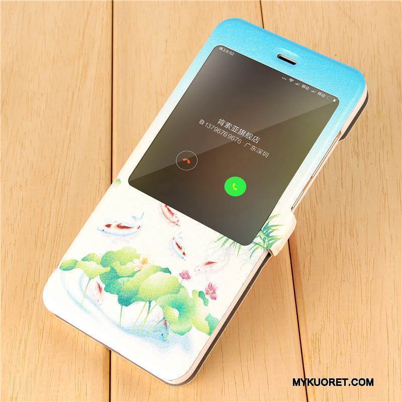 Kuori Redmi Note 4x Sarjakuva Jauhe Persoonallisuus, Kotelo Redmi Note 4x Nahka Puhelimen Kuoret Punainen