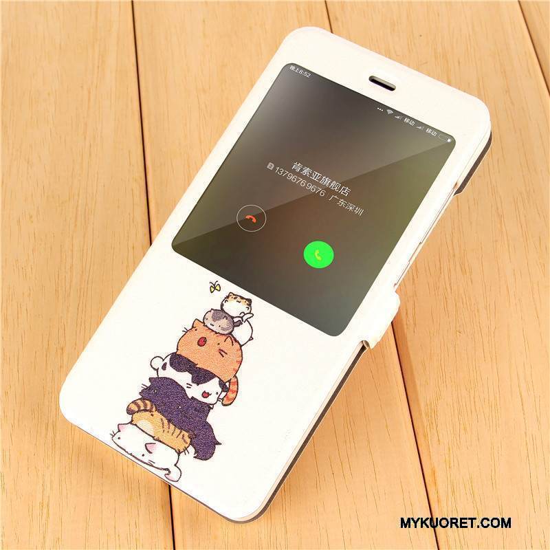 Kuori Redmi Note 4x Sarjakuva Jauhe Persoonallisuus, Kotelo Redmi Note 4x Nahka Puhelimen Kuoret Punainen