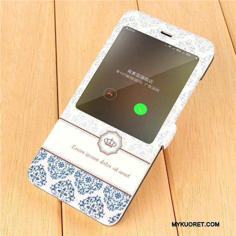 Kuori Redmi Note 4x Sarjakuva Jauhe Persoonallisuus, Kotelo Redmi Note 4x Nahka Puhelimen Kuoret Punainen