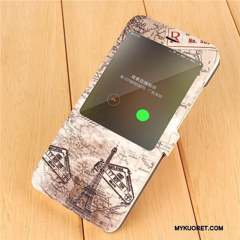 Kuori Redmi Note 4x Sarjakuva Jauhe Persoonallisuus, Kotelo Redmi Note 4x Nahka Puhelimen Kuoret Punainen