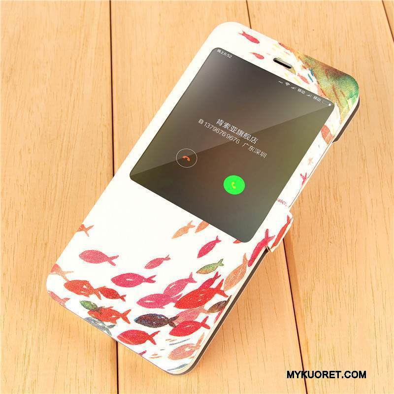 Kuori Redmi Note 4x Sarjakuva Jauhe Persoonallisuus, Kotelo Redmi Note 4x Nahka Puhelimen Kuoret Punainen