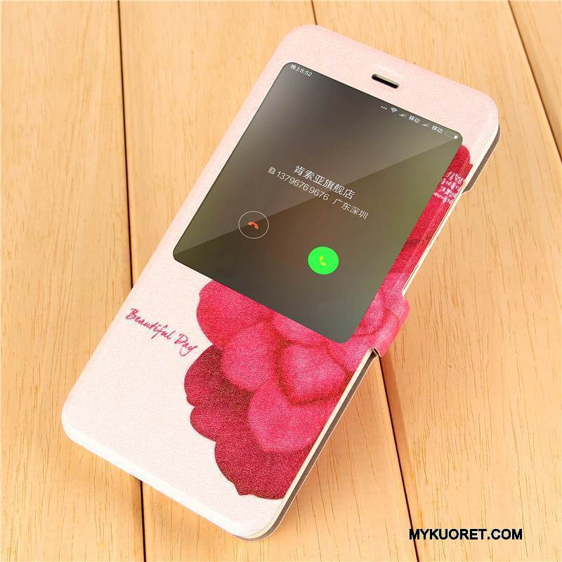 Kuori Redmi Note 4x Sarjakuva Jauhe Persoonallisuus, Kotelo Redmi Note 4x Nahka Puhelimen Kuoret Punainen