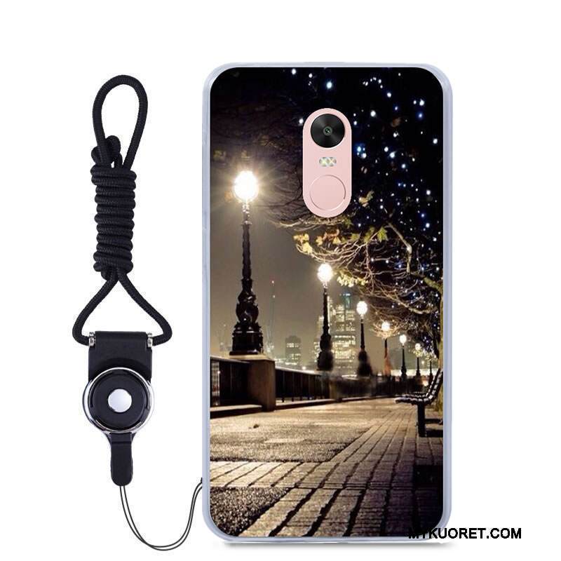 Kuori Redmi Note 4x Sarjakuva Pieni Musta, Kotelo Redmi Note 4x Pehmeä Neste Puhelimen Kuoret Muokata