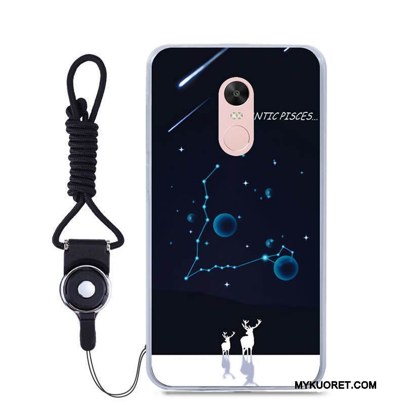 Kuori Redmi Note 4x Sarjakuva Pieni Musta, Kotelo Redmi Note 4x Pehmeä Neste Puhelimen Kuoret Muokata