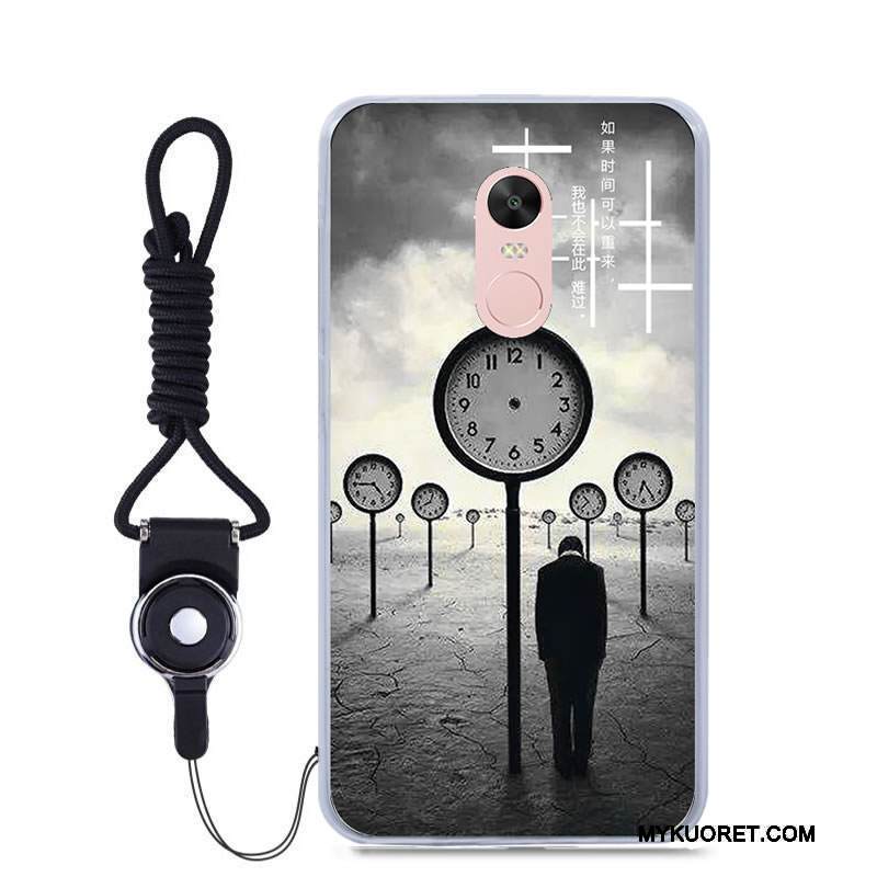 Kuori Redmi Note 4x Sarjakuva Pieni Musta, Kotelo Redmi Note 4x Pehmeä Neste Puhelimen Kuoret Muokata