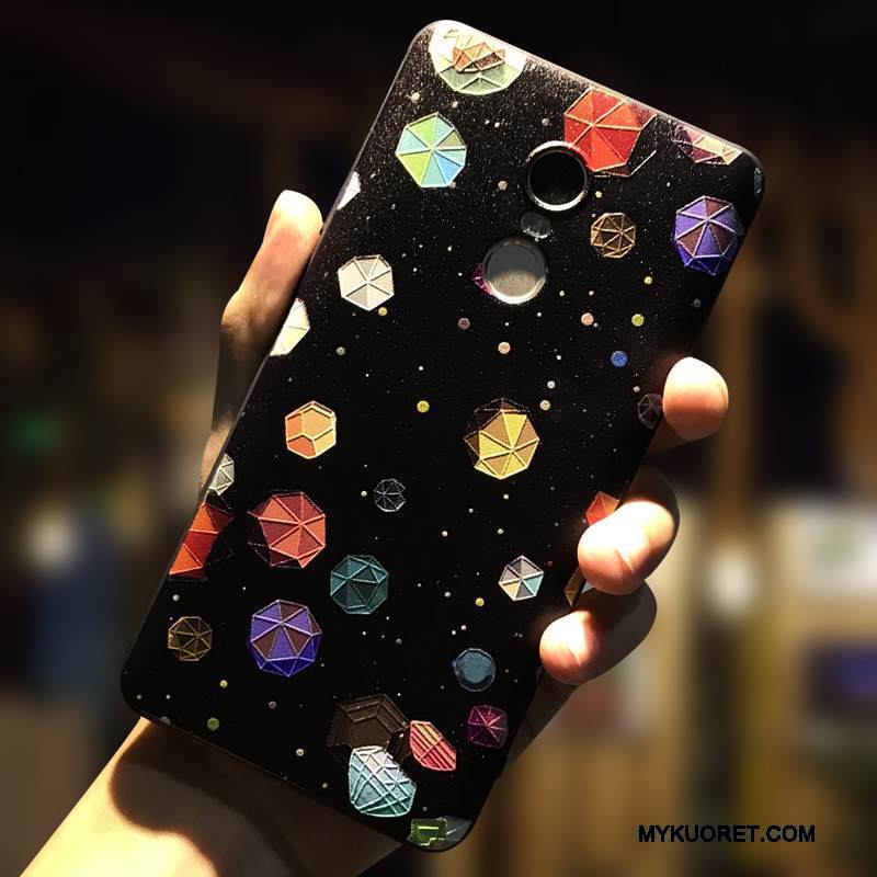 Kuori Redmi Note 4x Sarjakuva Puhelimen Kuoret Punainen, Kotelo Redmi Note 4x Kohokuviointi Pieni Murtumaton