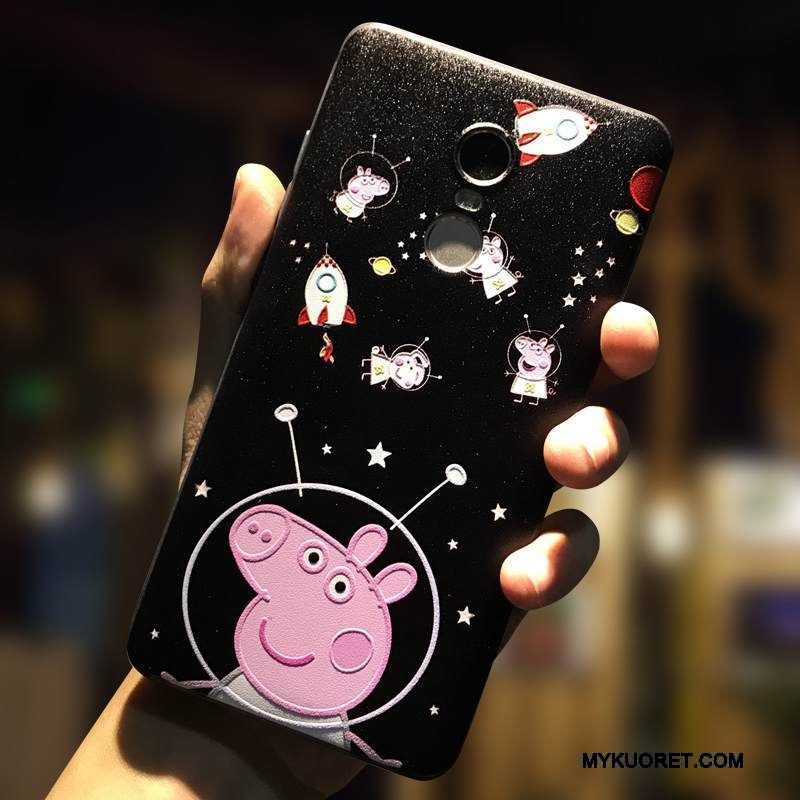 Kuori Redmi Note 4x Sarjakuva Puhelimen Kuoret Punainen, Kotelo Redmi Note 4x Kohokuviointi Pieni Murtumaton