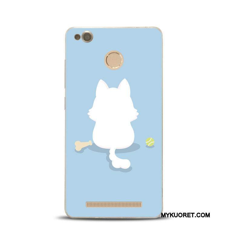 Kuori Redmi Note 4x Silikoni Harmaa Kissa, Kotelo Redmi Note 4x Tuki Puhelimen Kuoret Vaaleansininen