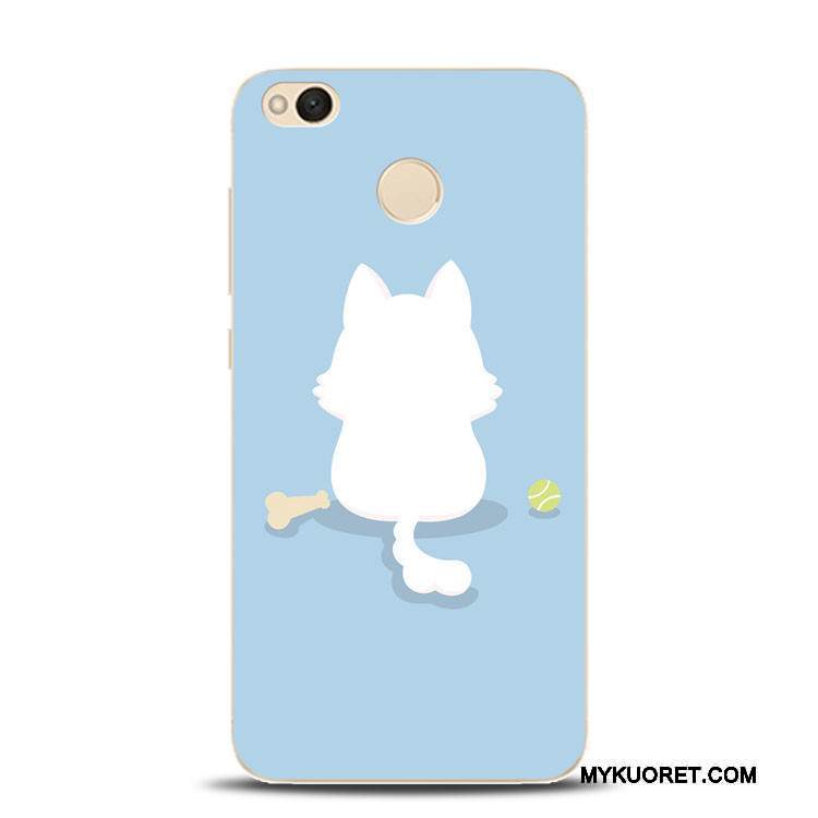 Kuori Redmi Note 4x Silikoni Harmaa Kissa, Kotelo Redmi Note 4x Tuki Puhelimen Kuoret Vaaleansininen
