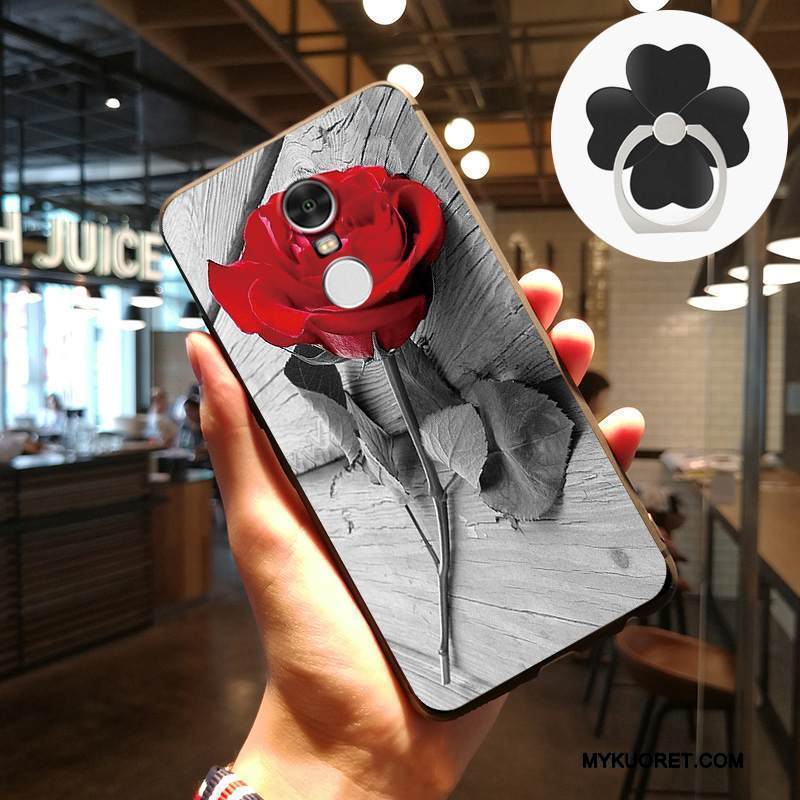 Kuori Redmi Note 4x Silikoni Jauhe Punainen, Kotelo Redmi Note 4x Suojaus Trendi Pieni