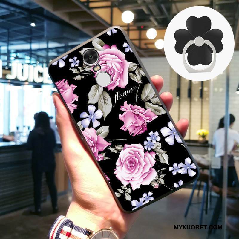 Kuori Redmi Note 4x Silikoni Jauhe Punainen, Kotelo Redmi Note 4x Suojaus Trendi Pieni