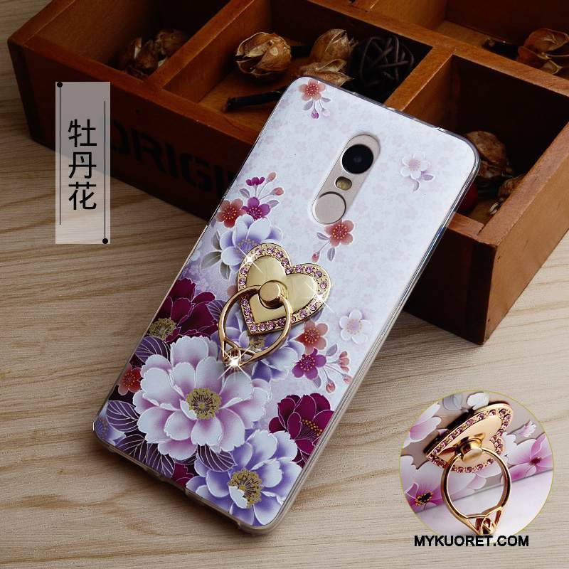 Kuori Redmi Note 4x Silikoni Murtumaton Korkea, Kotelo Redmi Note 4x Kohokuviointi Puhelimen Kuoret Valkoinen