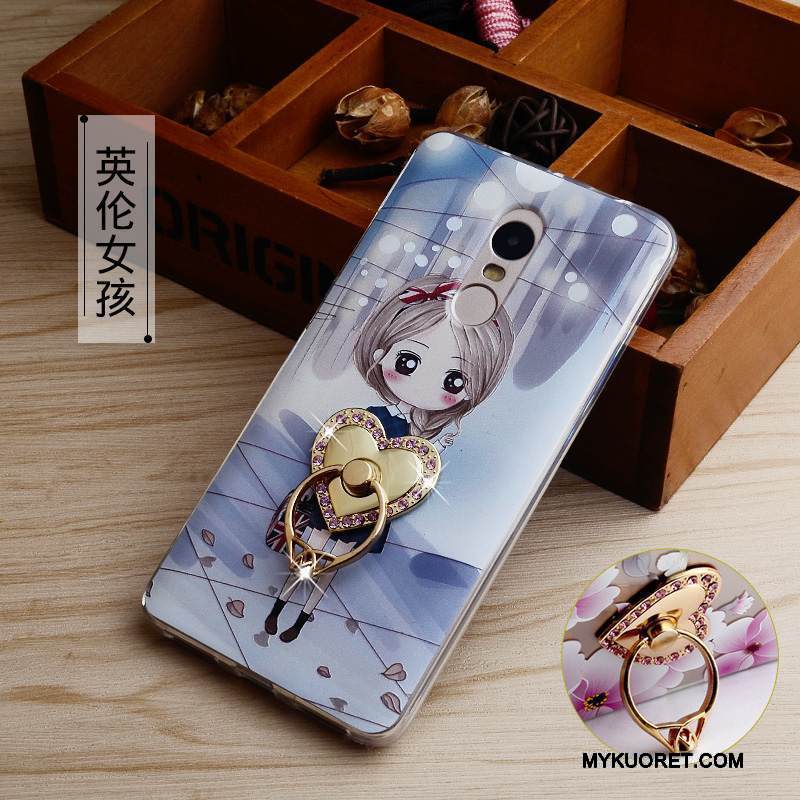 Kuori Redmi Note 4x Silikoni Murtumaton Korkea, Kotelo Redmi Note 4x Kohokuviointi Puhelimen Kuoret Valkoinen