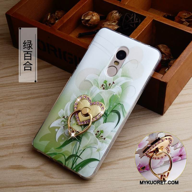 Kuori Redmi Note 4x Silikoni Murtumaton Korkea, Kotelo Redmi Note 4x Kohokuviointi Puhelimen Kuoret Valkoinen