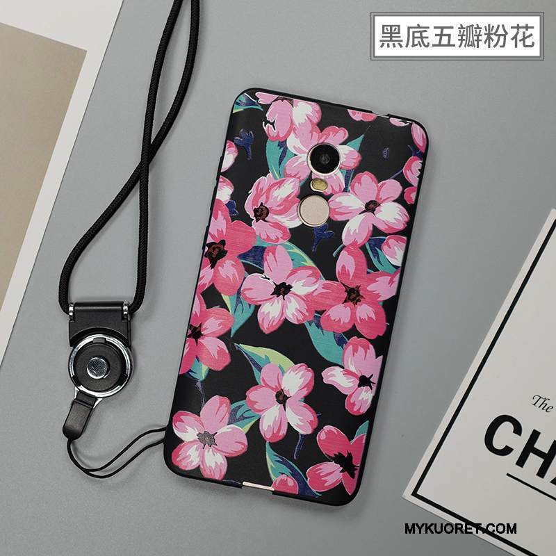 Kuori Redmi Note 4x Silikoni Pieni Jauhe, Kotelo Redmi Note 4x Kohokuviointi Puhelimen Kuoret Punainen