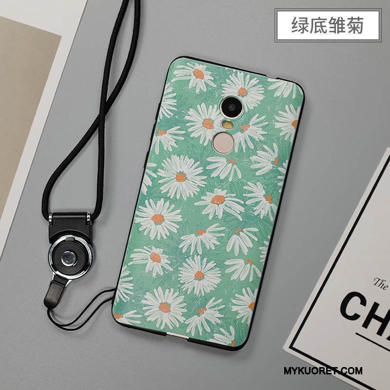 Kuori Redmi Note 4x Silikoni Pieni Jauhe, Kotelo Redmi Note 4x Kohokuviointi Puhelimen Kuoret Punainen