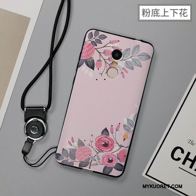 Kuori Redmi Note 4x Silikoni Pieni Jauhe, Kotelo Redmi Note 4x Kohokuviointi Puhelimen Kuoret Punainen