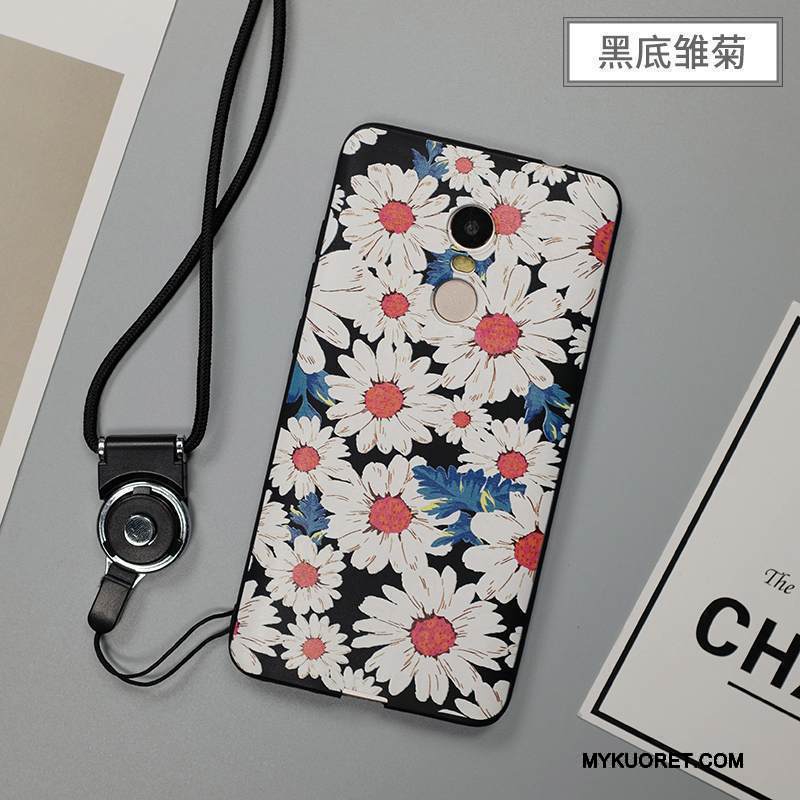 Kuori Redmi Note 4x Silikoni Pieni Jauhe, Kotelo Redmi Note 4x Kohokuviointi Puhelimen Kuoret Punainen