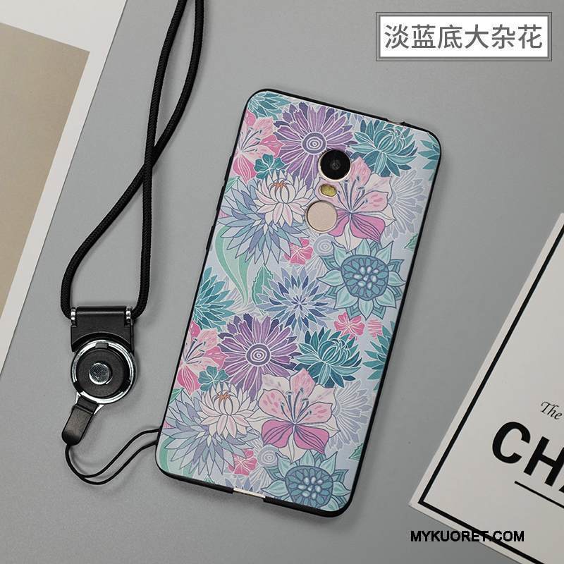 Kuori Redmi Note 4x Silikoni Pieni Jauhe, Kotelo Redmi Note 4x Kohokuviointi Puhelimen Kuoret Punainen