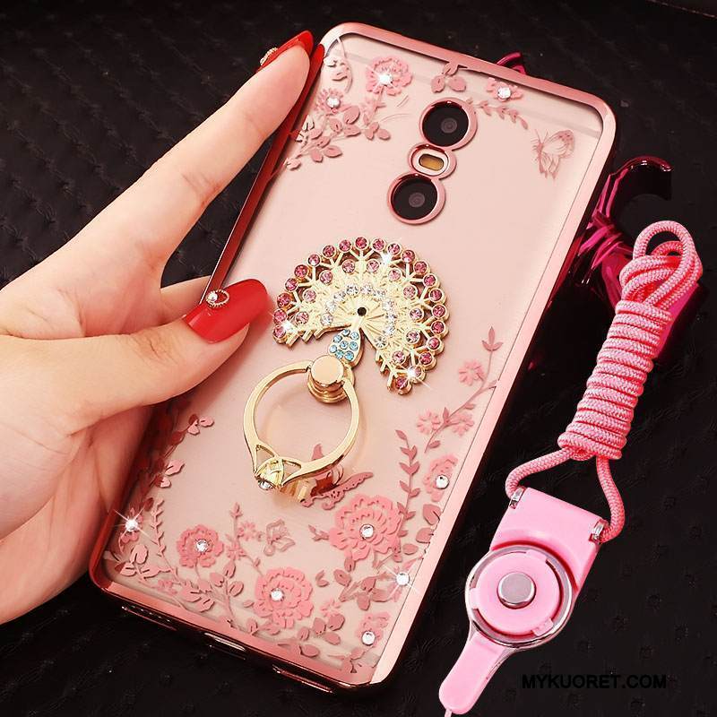 Kuori Redmi Note 4x Strassi Kulta Puhelimen Kuoret, Kotelo Redmi Note 4x Punainen Ripustettavat Koristeet