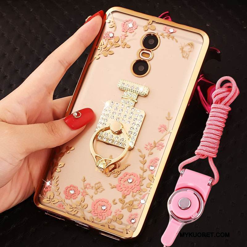 Kuori Redmi Note 4x Strassi Kulta Puhelimen Kuoret, Kotelo Redmi Note 4x Punainen Ripustettavat Koristeet
