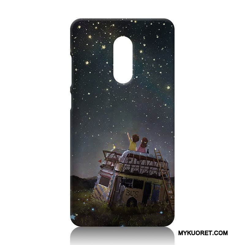 Kuori Redmi Note 4x Suojaus Punainen Puhelimen Kuoret, Kotelo Redmi Note 4x Sarjakuva Murtumaton Tummansininen